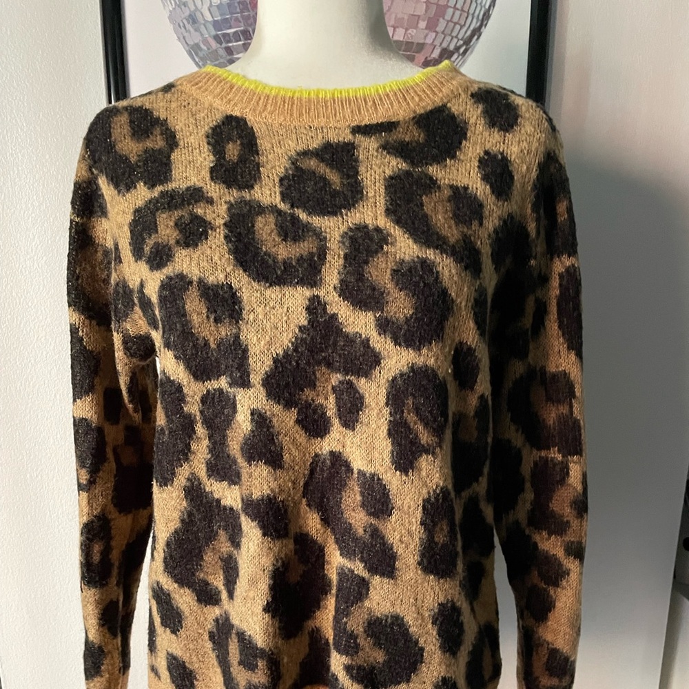 Animal print sweater